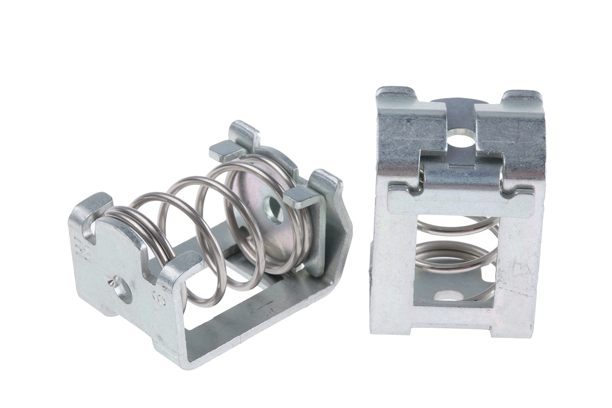 Weidmuller KLBUE Series Clamping Yoke for Use with DIN Rail Terminal Blocks
