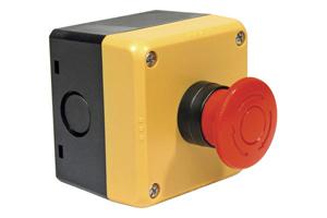 Idec HW Series Twist Release Emergency Stop Push Button, Surface Mount, 1 NO + 1 NC, IP65