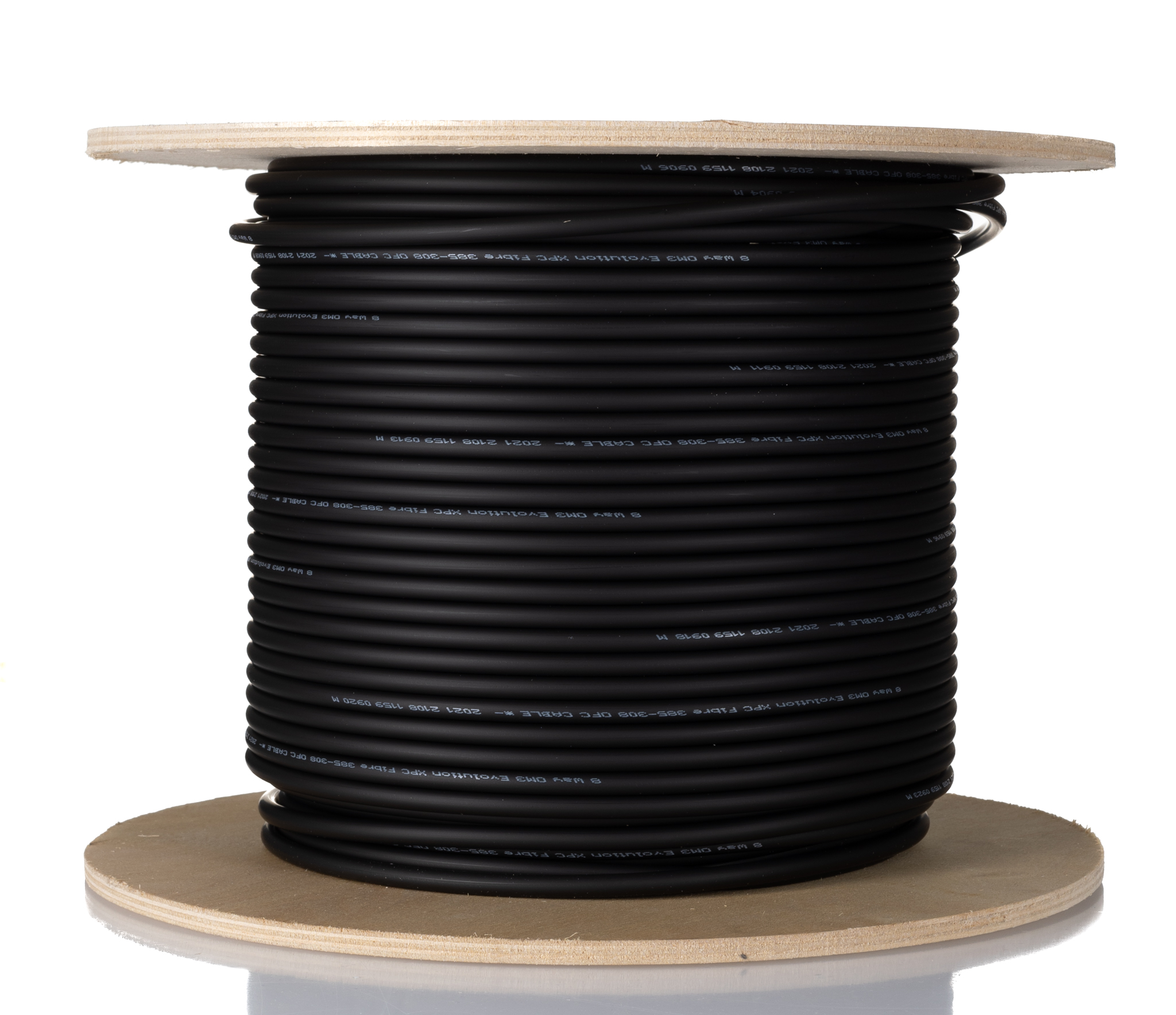 RS PRO OM3 Multi Mode OM3 Fibre Optic Cable, Black, 100m