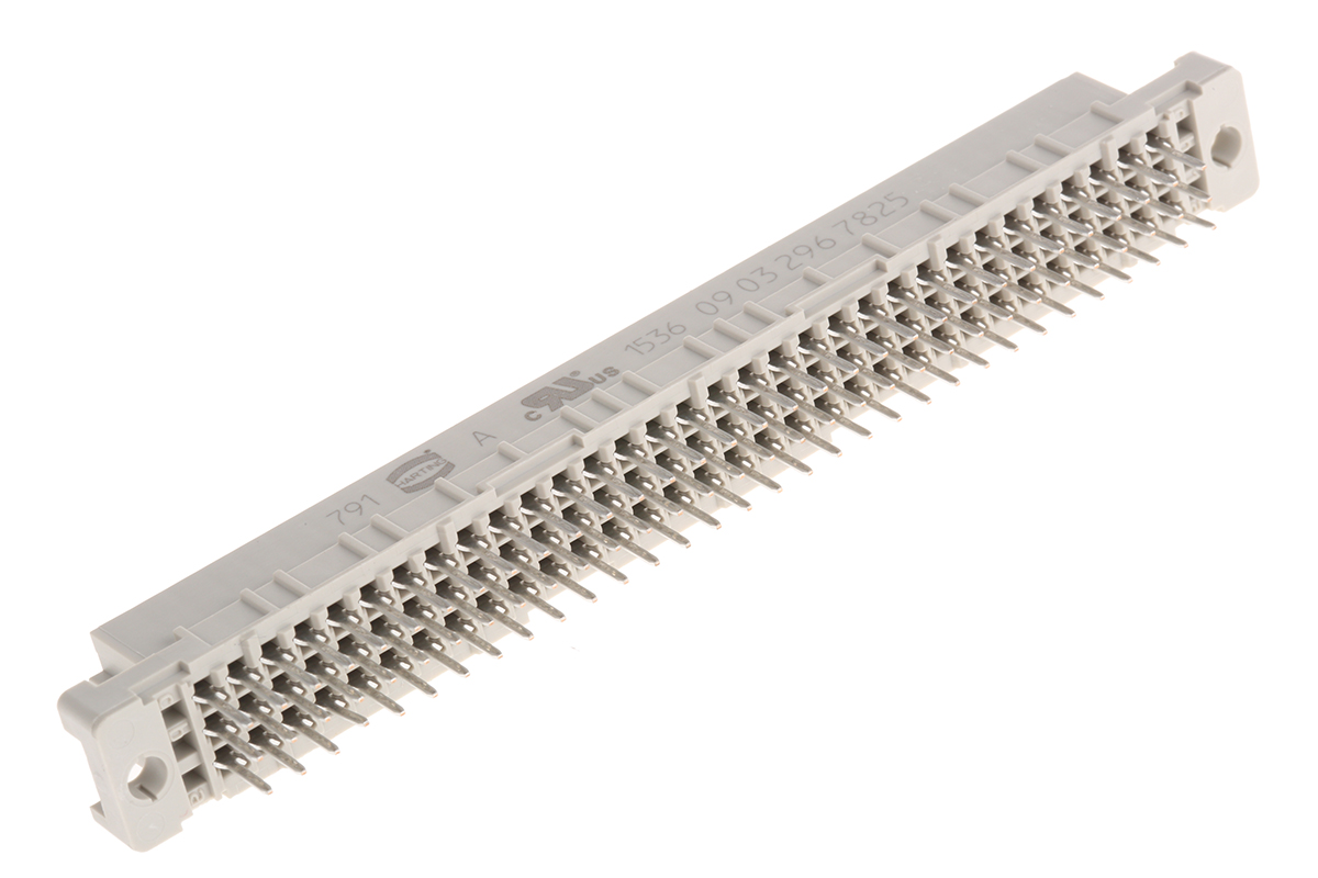 HARTING 96 Way 2.54mm Pitch, Type C Class C3, 3 Row, Straight DIN 41612 Connector, Socket
