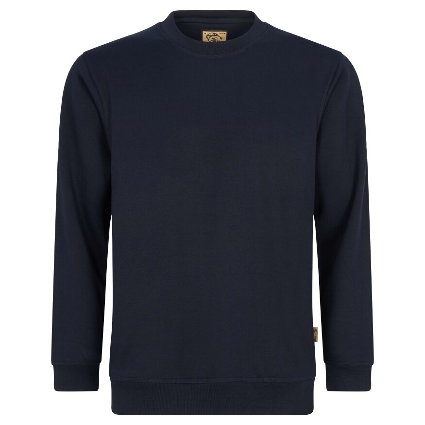 Orn 1200R Navy 35% Cotton, 65% Polyester Work Sweatshirt L