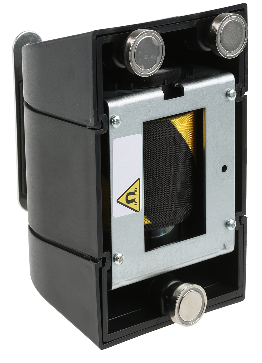 Tensator Black & Yellow Retractable Barrier, 4.6m, Yellow/Black Tape