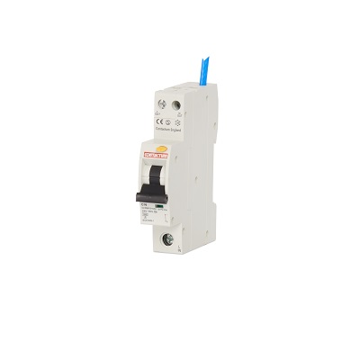 Contactum RCBO, 16A Current Rating, 1P Poles, 30mA Trip Sensitivity, Type C, CCPBR Range