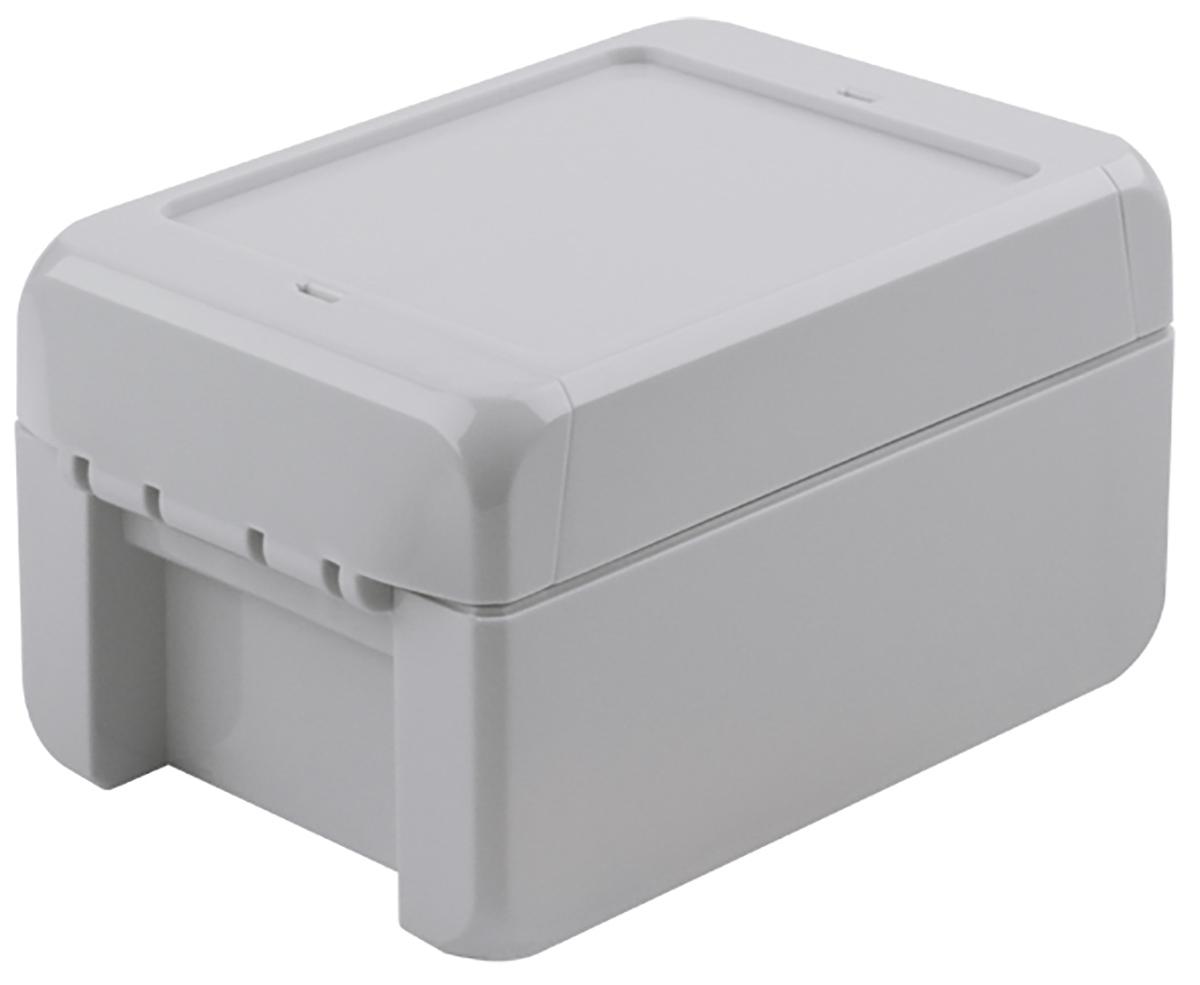 Bopla Bocube Series Light Grey ABS Enclosure, IP66, IP68, Light Grey Lid, 113 x 80 x 60mm