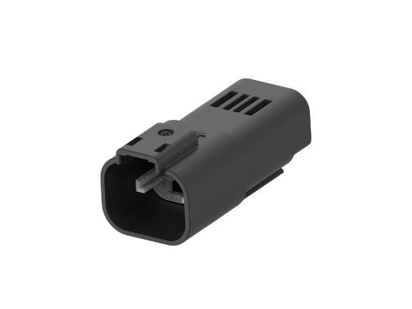 TE Connectivity, Superseal Pro Automotive Connector Plug Black Cable Mount 3 Way, Cable Termination 1-2356631-3