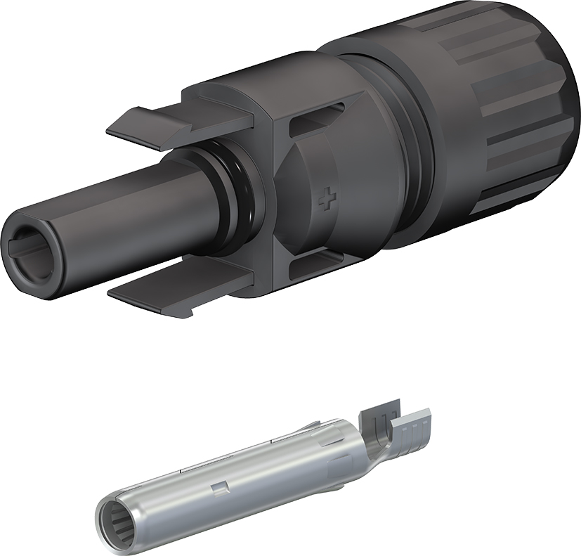 Staubli Cable Coupler MC4 Series, Female, Panel Mount Solar Connector, Cable CSA, 2.5mm², Rated At 22.5A, 1 kV PV-KBT4