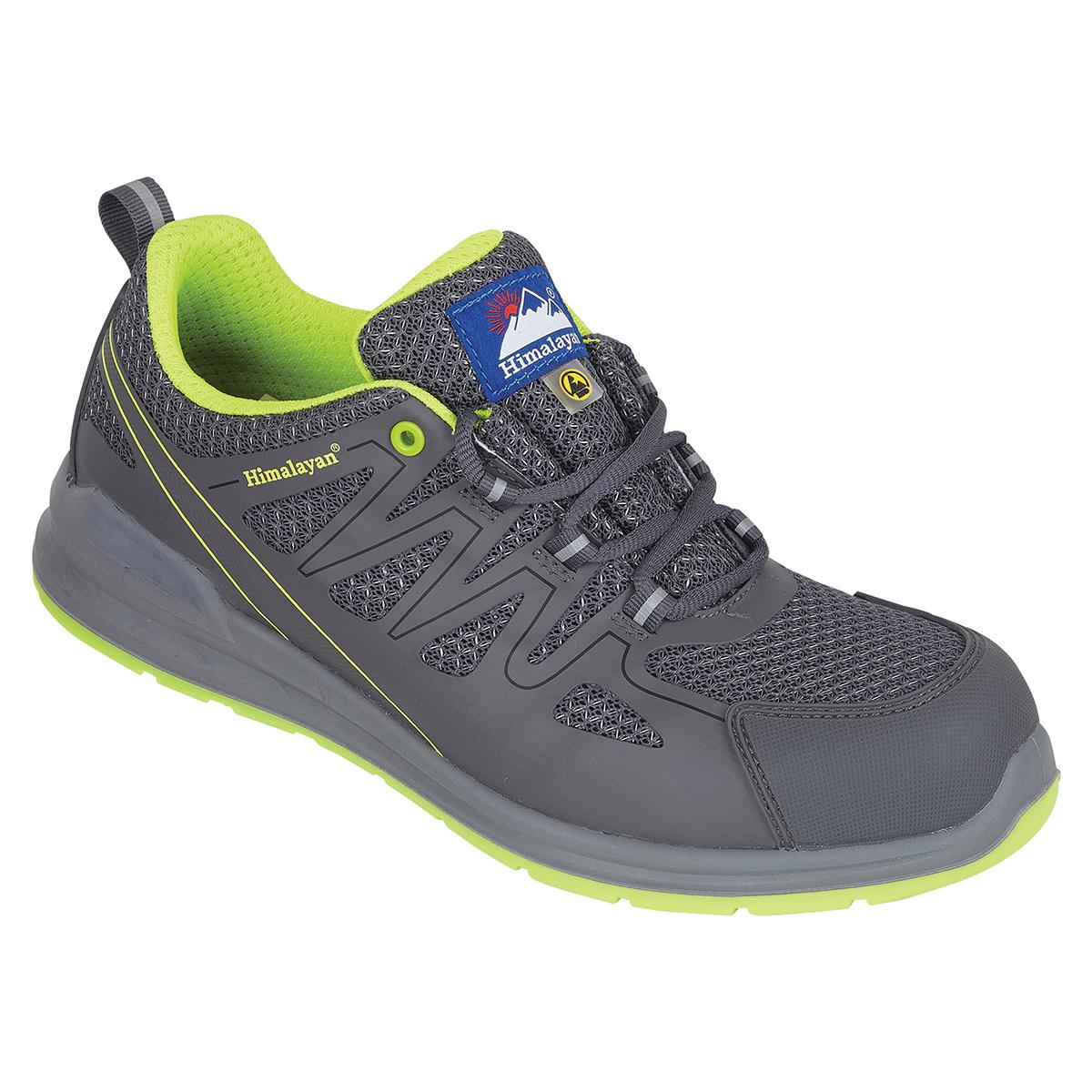 Himalayan 4334 Unisex Grey Non Metallic Toe Capped Safety Trainers, UK 12, EU 47