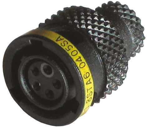 Souriau Sunbank by Eaton, 8STA, Copper Alloy 3 Way Cable Mount MIL Spec Circular Connector PlugBlack, Pin