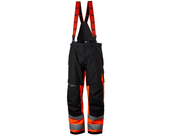 Helly Hansen Alna Black Hi Vis Work Trouser Helly Tech Performance 41 in 41 in