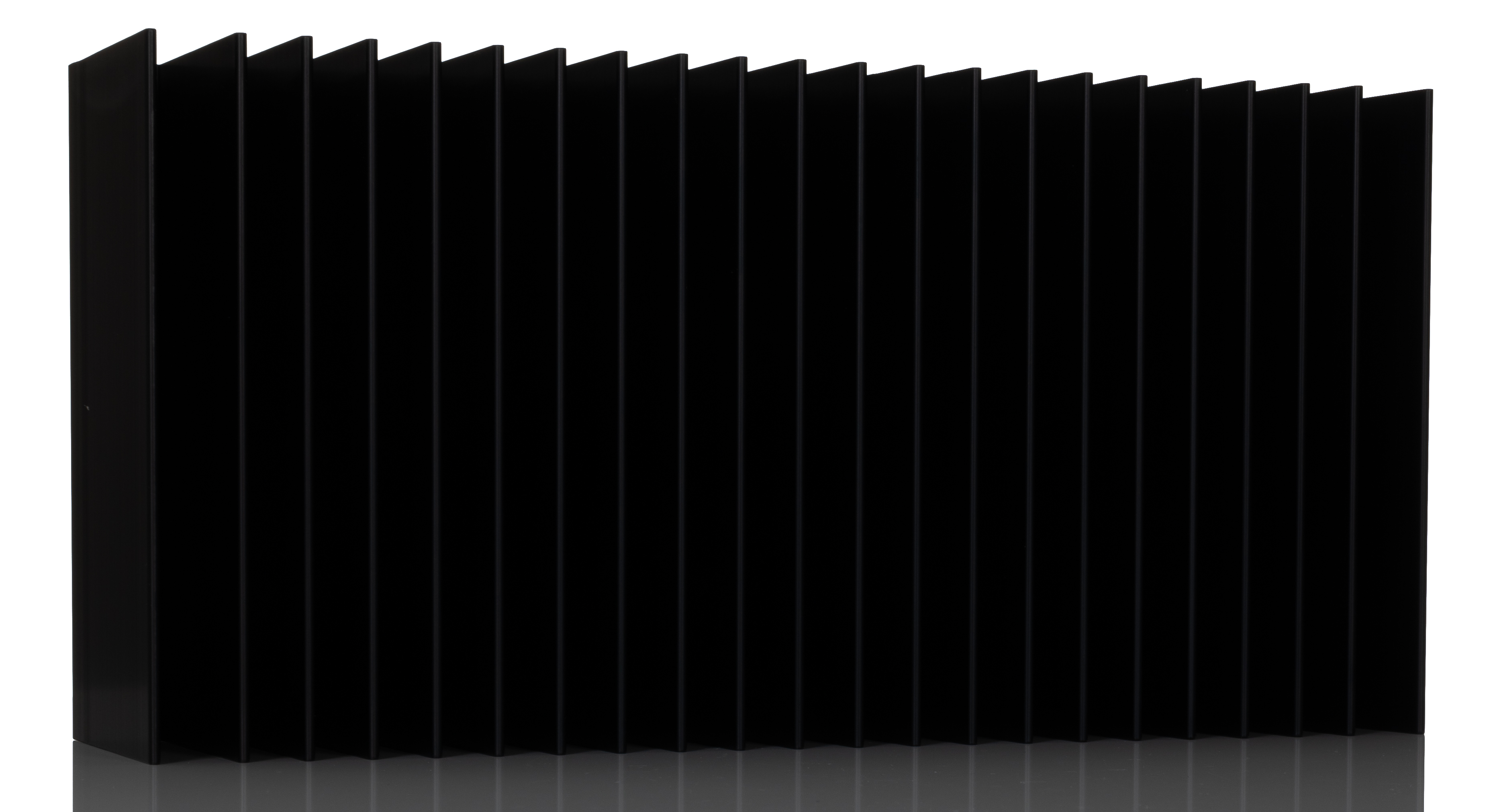 RS PRO Heatsink, Universal Rectangular Alu, 0.09°C/W, 150 x 300 x 83mm, PCB Mount