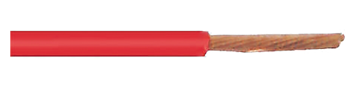 TE Connectivity ACW Series Red 1.5 mm² Automotive Wire, 19/0.32 mm, 100m, ACW0219-1.50-2