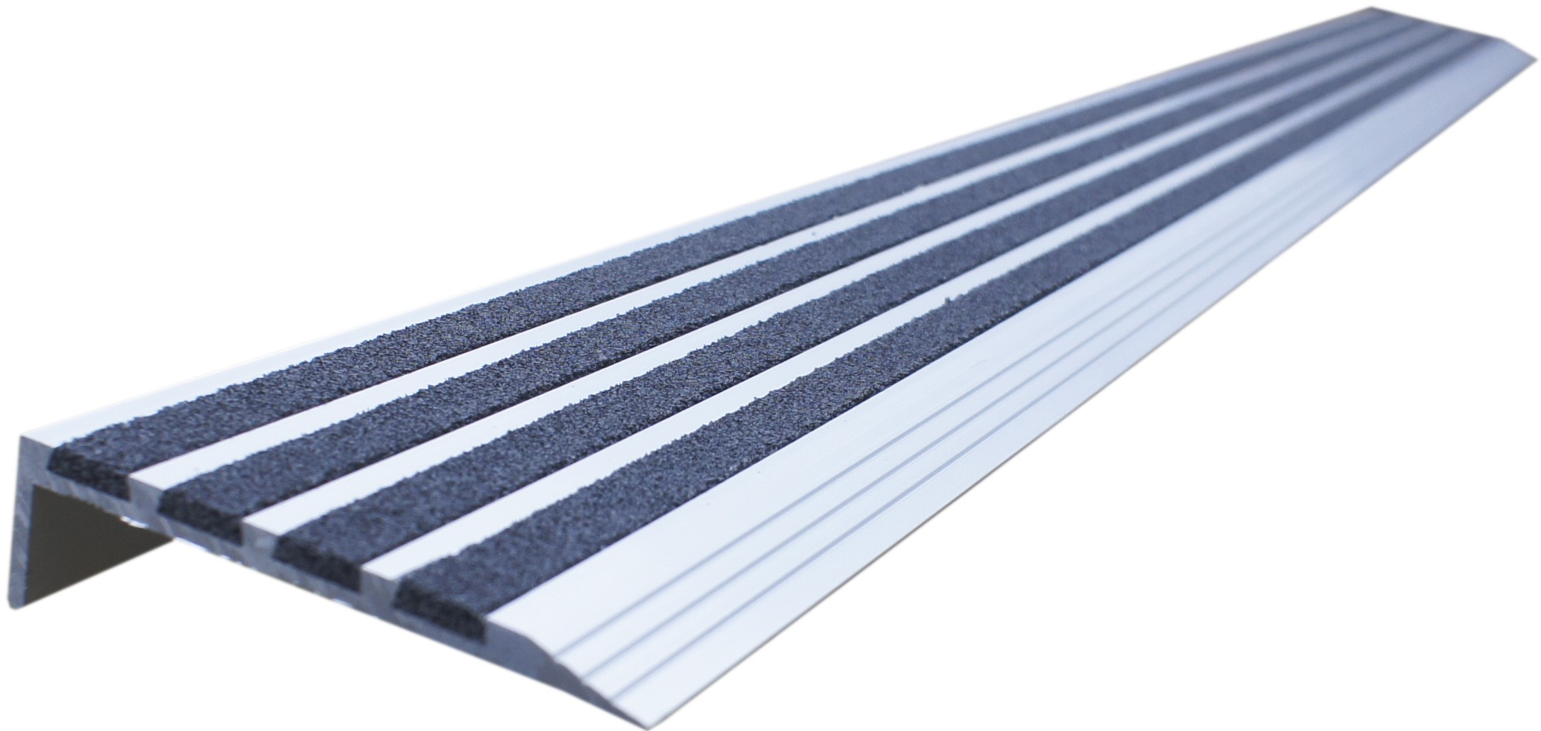 RS PRO Black Stair Nosing Aluminum, Quartz Sand Nosing 900mm x 76mm x 5mm