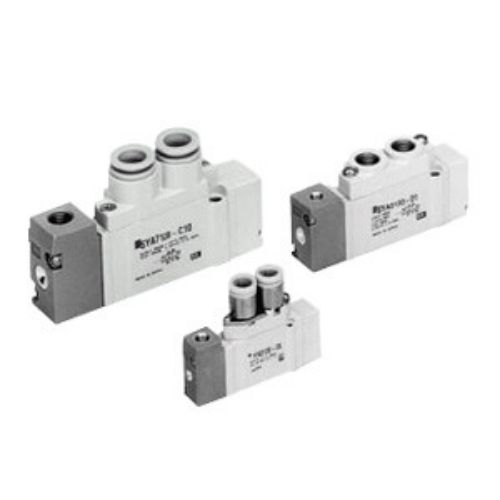 SMC 2 Position Double Valve Pneumatic Solenoid Valve - Solenoid G 1/4 SYA5000 Series