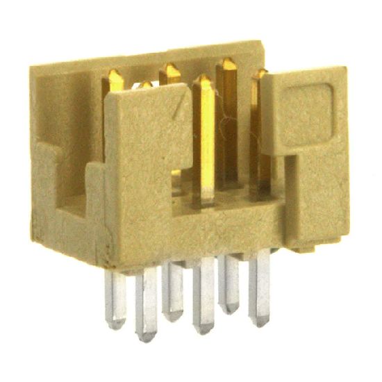 Amphenol Communications Solutions Minitek Series Straight Through Hole PCB Header, 6 Contact(s), 2 mm Pitch, 2 Row,