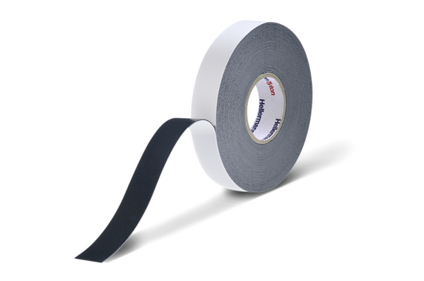 HellermannTyton Black Ethylene Propylene Rubber Electrical Tape, 19mm x 9.1m