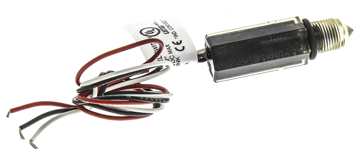 Gems Sensors Horizontal, Vertical Polysulfone Float Switch, Float, Direct Load