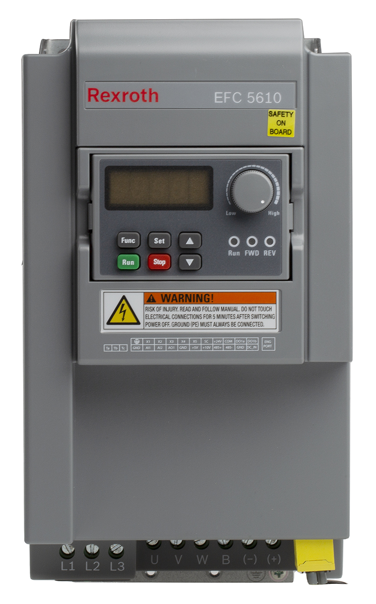 Bosch Rexroth Inverter Drive, 7.5 kW, 3 Phase, 380 V ac, 16.8 A, EFC 5610 Series