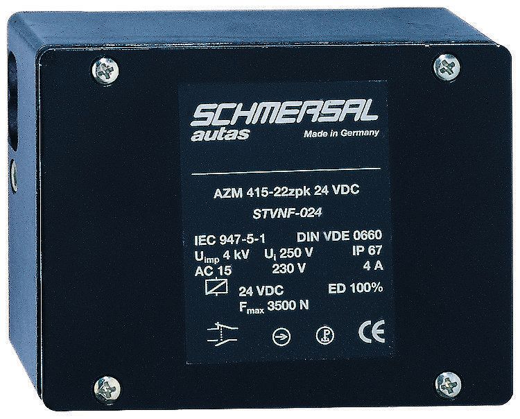 Schmersal AZM 415 Series Solenoid Interlock Switch, Power to Unlock, 110V ac