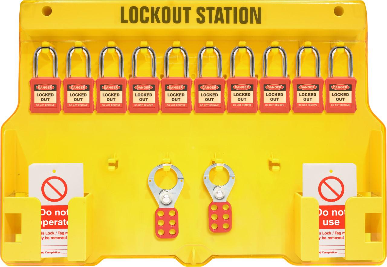 Spectrum Industrial 10 Padlock Lockout Station