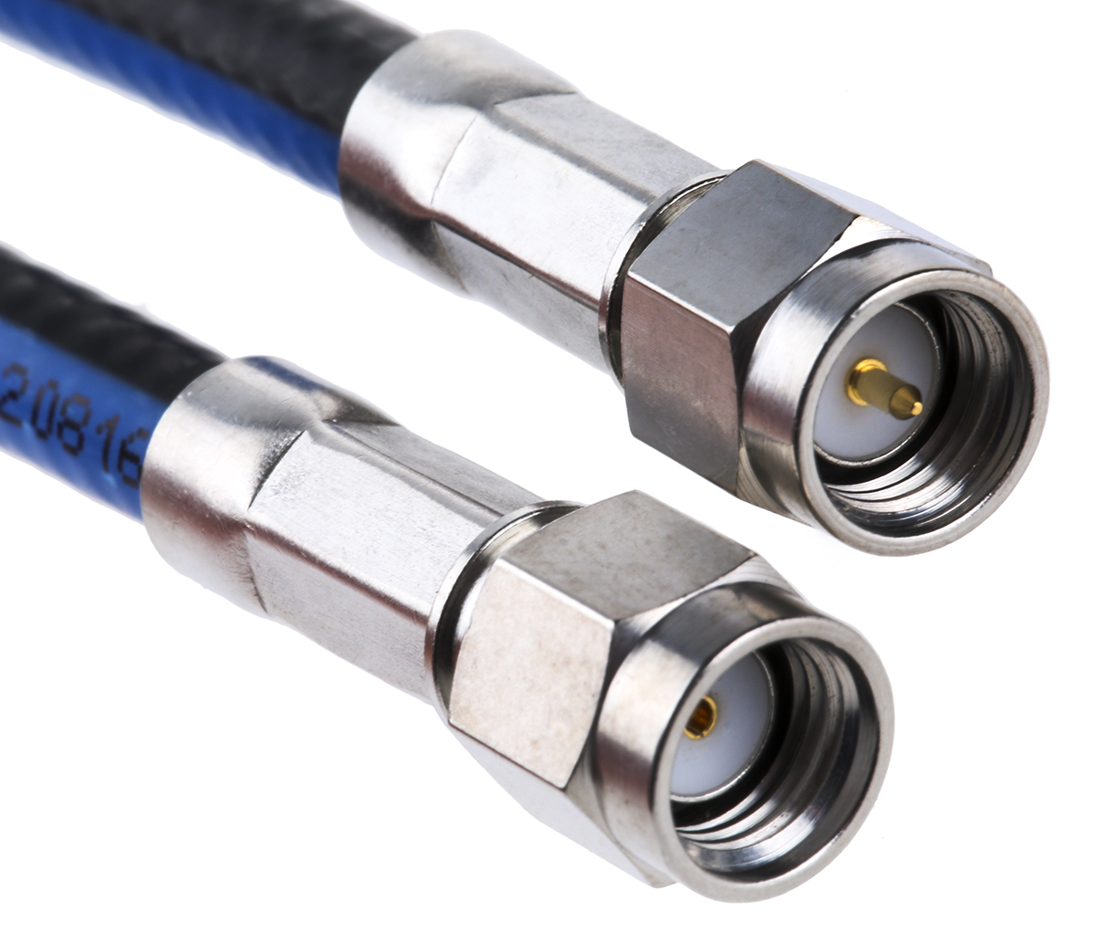 Huber+Suhner Reverse SMA Series Male SMA to Male RP SMA, 1 m 50 Ω