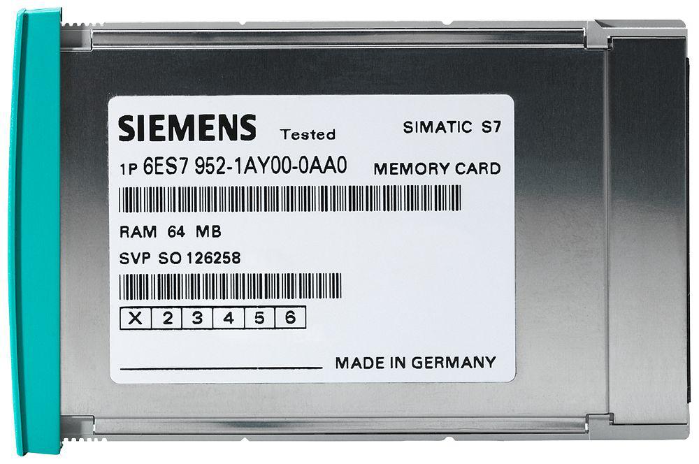 Siemens SIMATIC S7 Series Series Memory Card for Use with S7-400