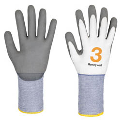 Honeywell Safety VERTIGO White Polyurethane Work Gloves, Size 10, Polyurethane Coating