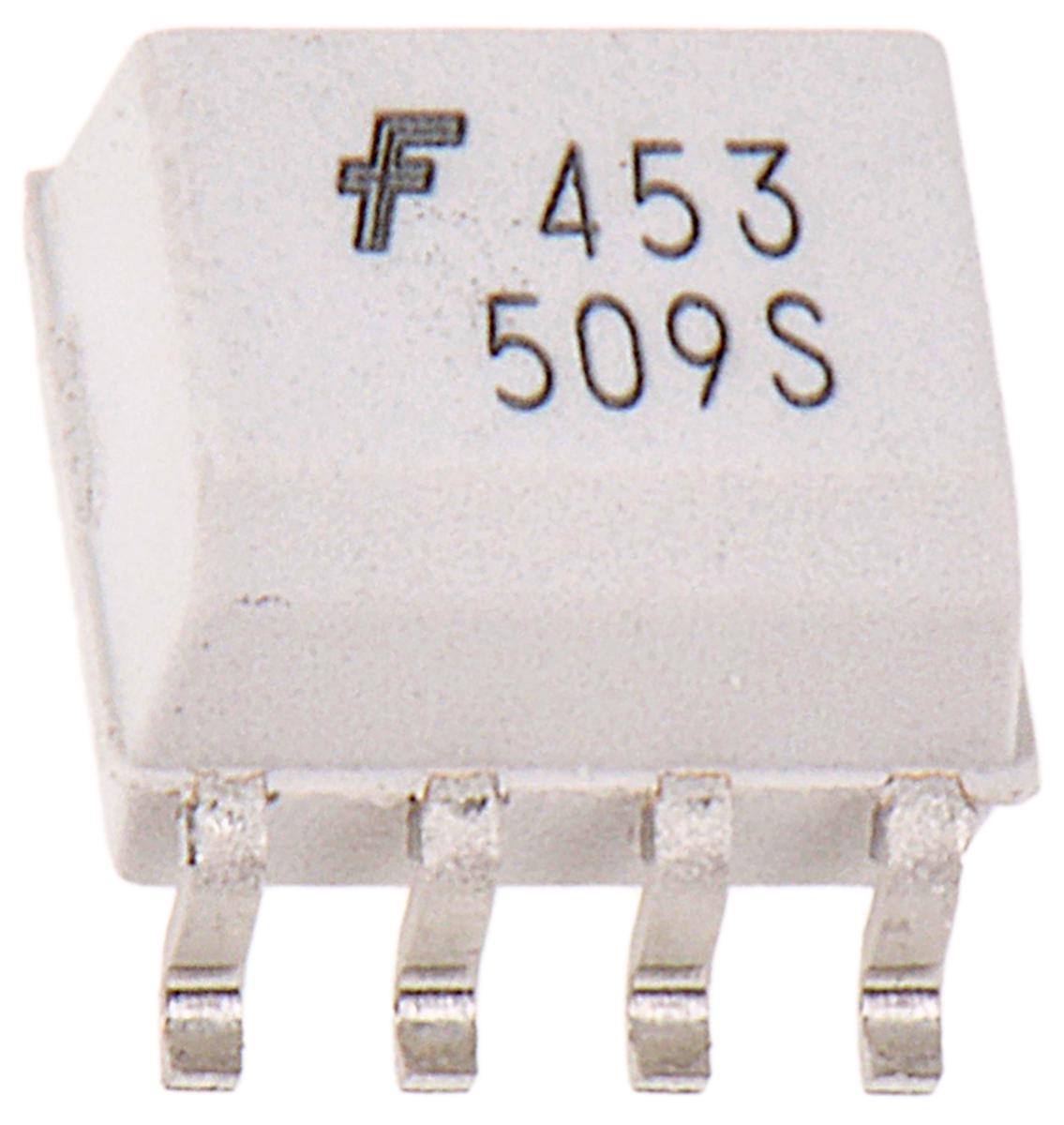 onsemi, HCPL0453R2 DC Input Transistor Output Optocoupler, Surface Mount, 8-Pin SOIC