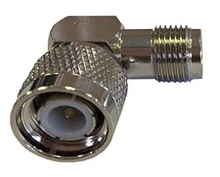 RF Solutions Right Angle 50Ω RF Adapter TNC Plug to TNC Socket