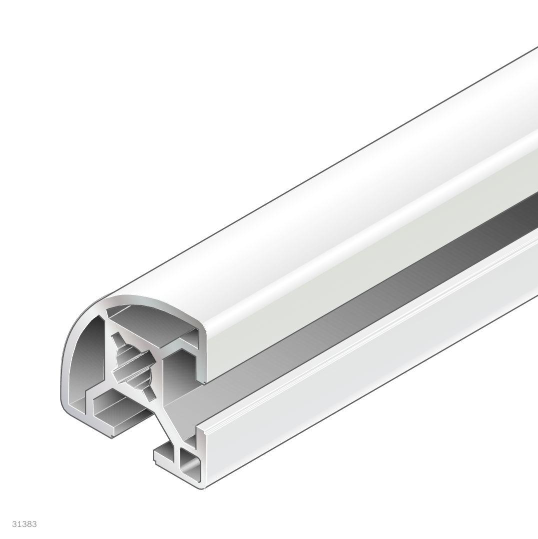 Bosch Rexroth Silver Aluminium Profile Strut, 30 x 30 mm, 8mm Groove, 3000mm Length