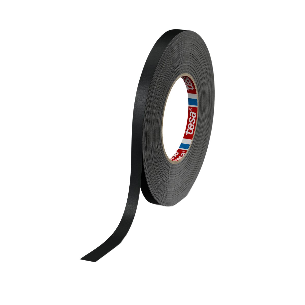 Tesa Tesa 4651 04651-00544-00 Cloth Tape, 50m x 9mm, Black, Acrylic Coated Finish