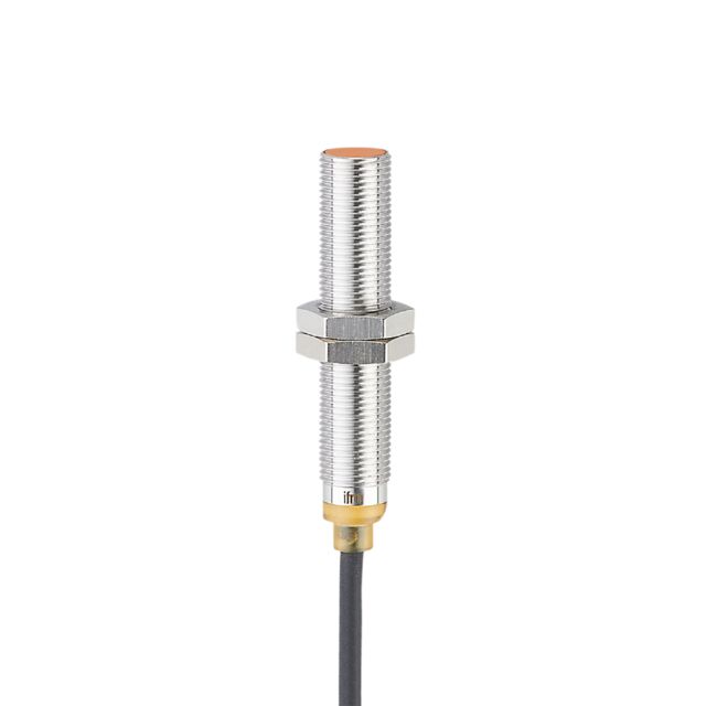 ifm electronic Inductive Threaded Barrel Proximity Sensor, M12, 4 mm Detection, PNP NO, 10 → 30 V dc