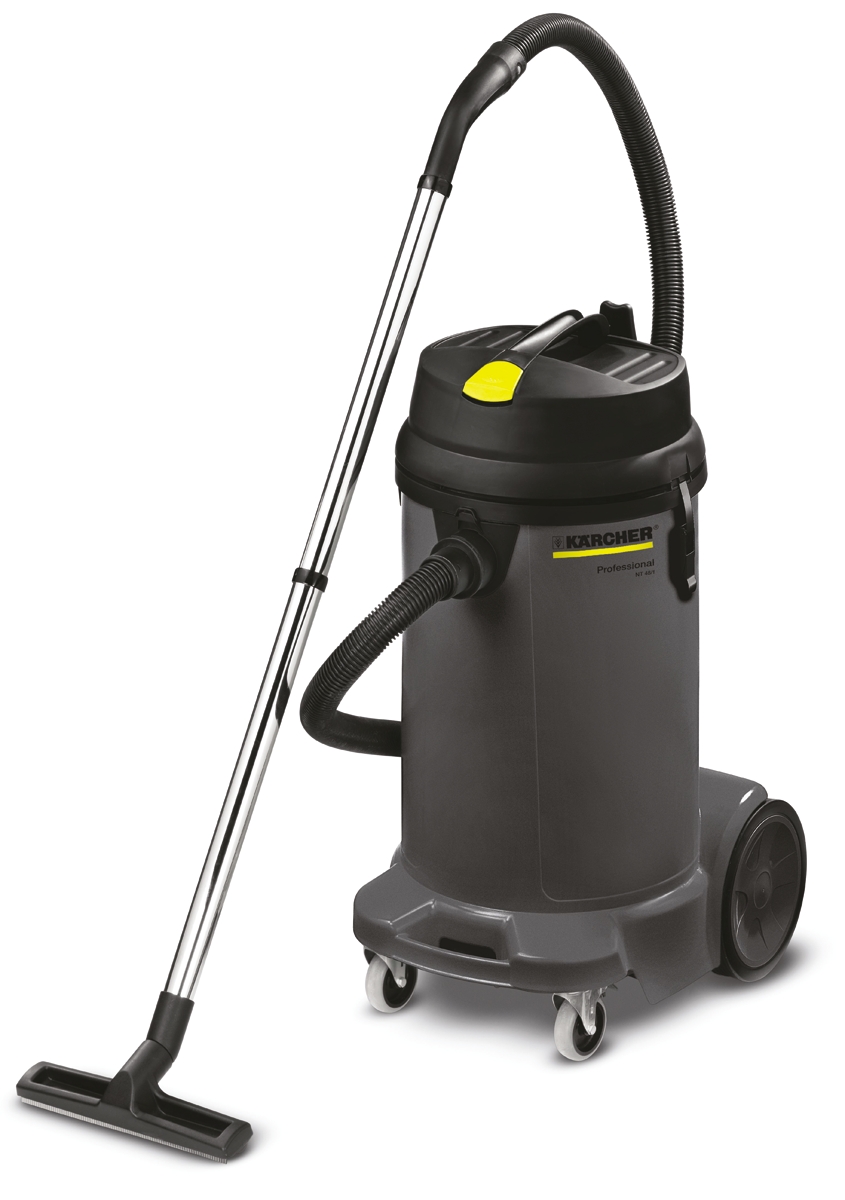 Karcher NT 48/1 Cylinder Wet and Dry Vacuum Cleaner for General Cleaning, 7.5m Cable, 220 → 240V ac, UK Plug