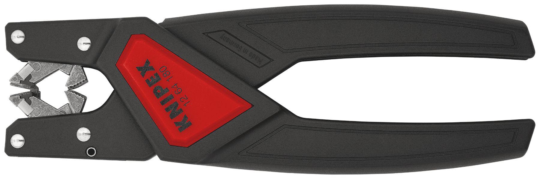 Knipex 12 64 180 Series Automatic stripper, 0.75 mm² Min, 2.5 mm² Max, 175 mm Overall