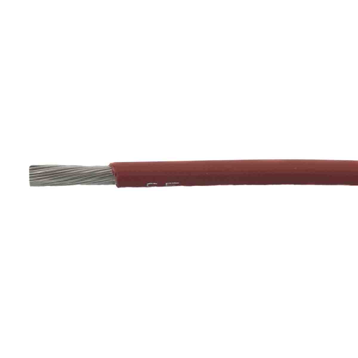 Alpha Wire Ecogen Ecowire Metric Series Brown 0.75 mm² Hook Up Wire, 18 AWG, 42/0.16 mm², 50m, Polyphenylene Ether