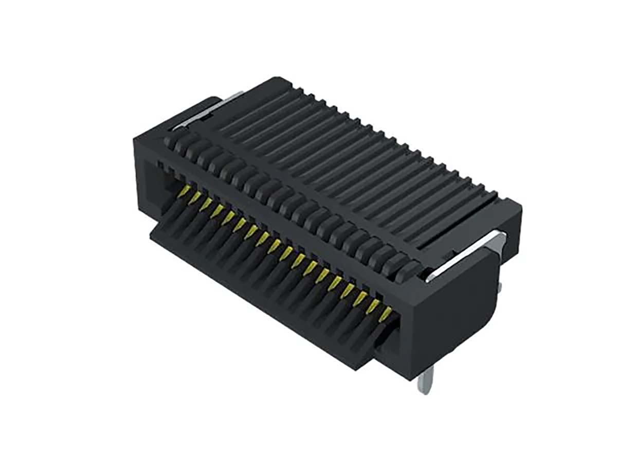 Samtec UEC5 Series Through Hole Mount PCB Socket, 2-Row, Solder Termination