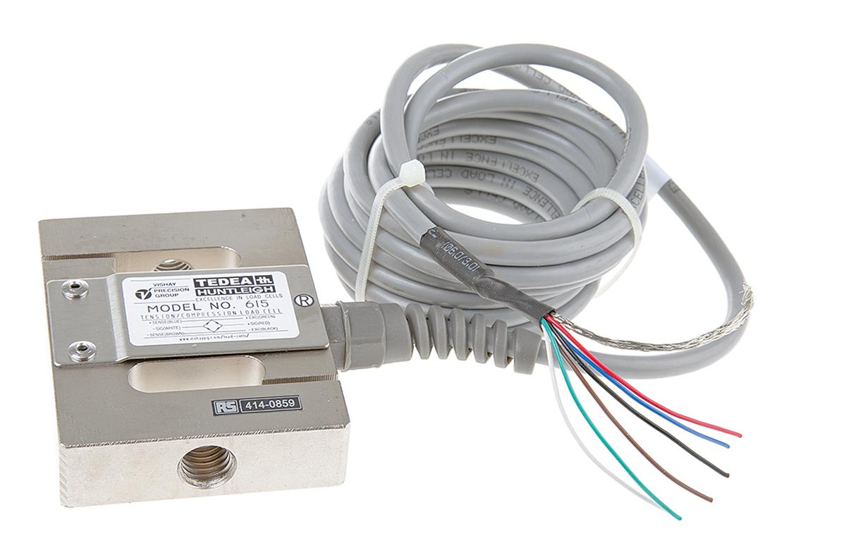 Tedea Huntleigh S Type Load Cell, 200kg Range, Compression, Tension Measure