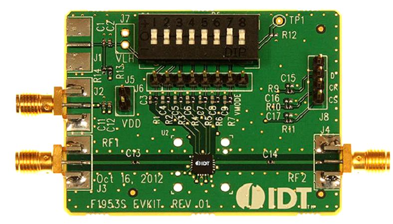 Renesas Electronics Evaluation Board for F1953 Digital Attenuator Evaluation Kit for F1953 7-bit Digital Step