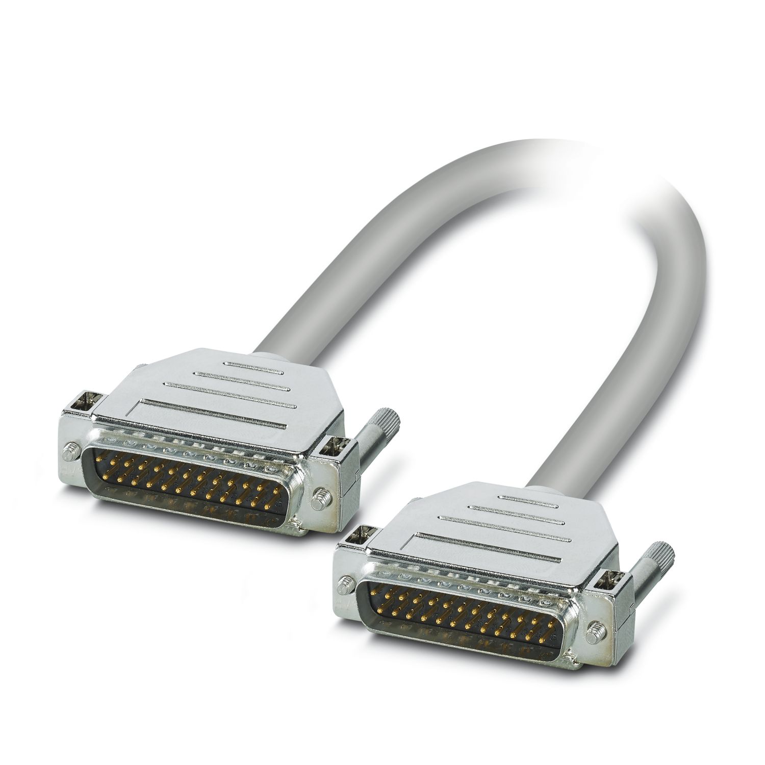 Phoenix Contact Male 25 Pin D-sub to Male 25 Pin D-sub Serial Cable, 1m