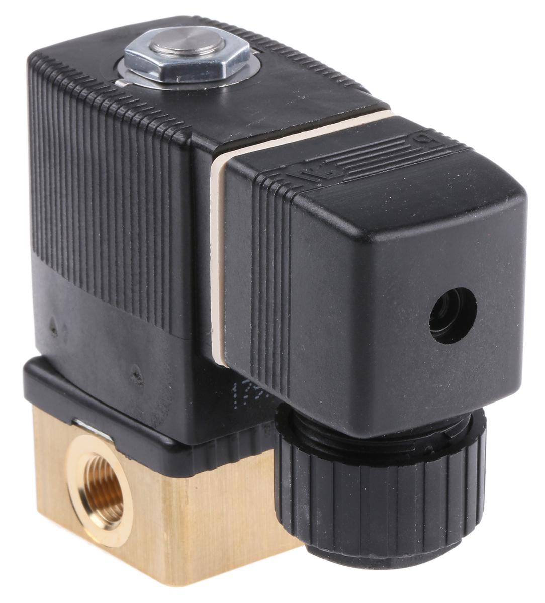 Burkert Solenoid Valve 126094, 2 Port, NC, 230 V ac 3.18 mm, 3.18 mm