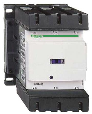 Schneider Electric LC1D Series Contactor, 3-Pole, 150 A, 3NO