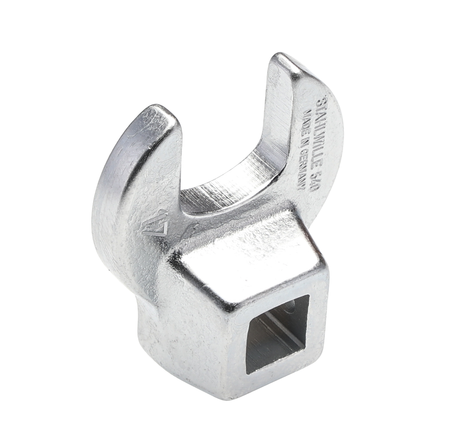 STAHLWILLE 540 Series Crow Foot Crowfoot Wrench, 17 mm, 3/8in Insert, Chrome Plated Finish