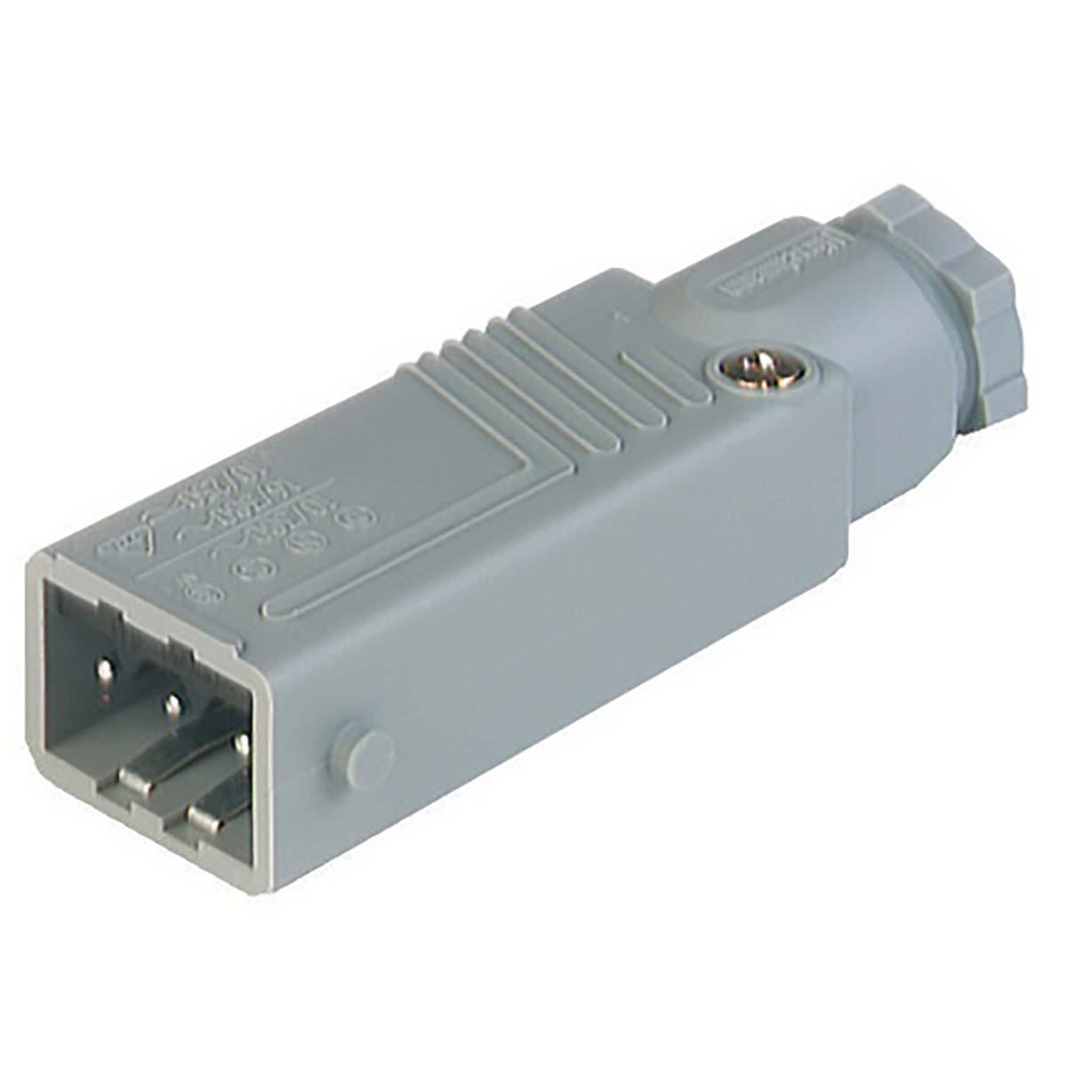 Hirschmann, ST IP54 Grey Cable Mount 3P + E Industrial Power Plug, Rated At 10A, 230 V, 400 V