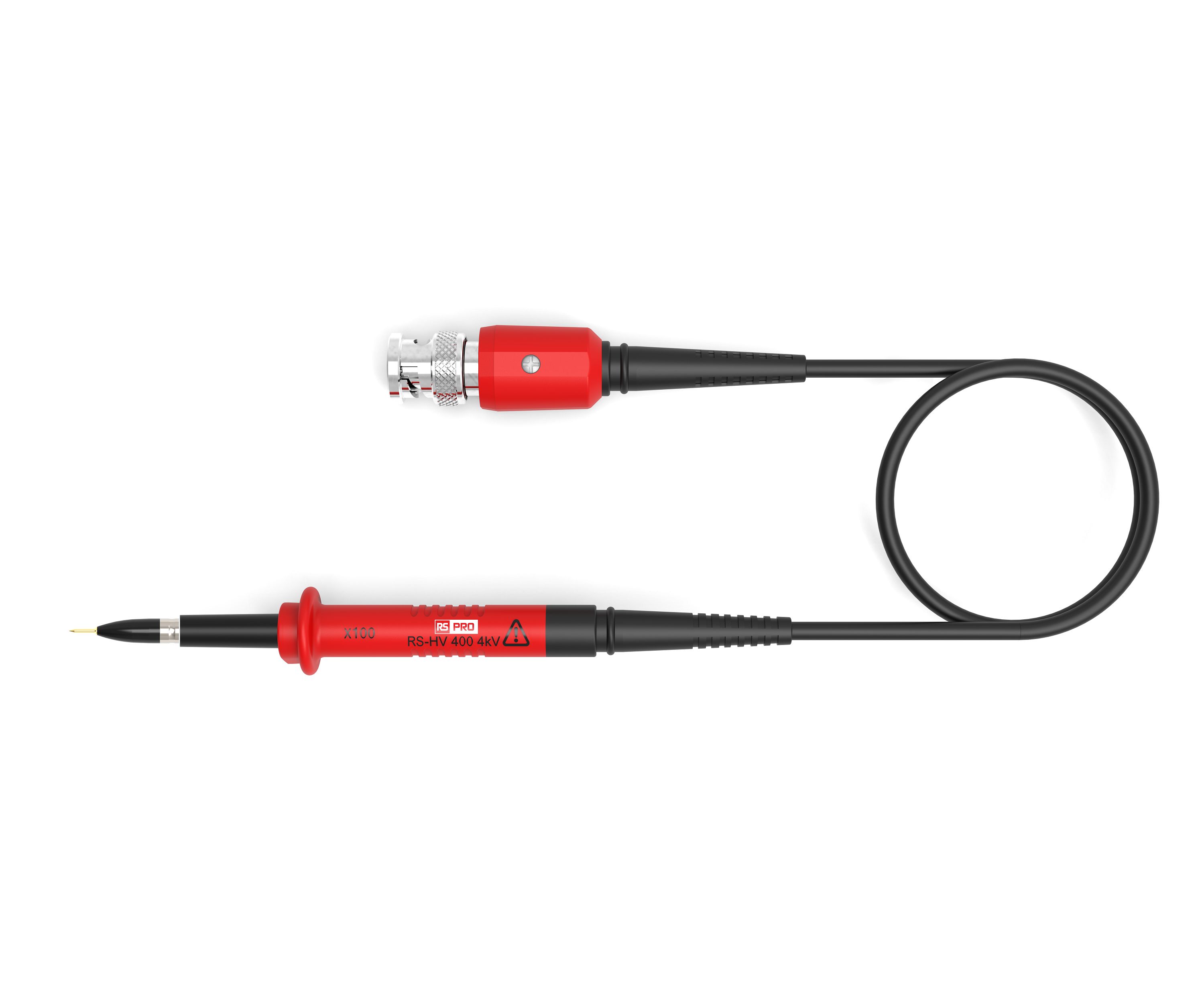 RS PRO RS-HV 400 Oscilloscope Probe, Voltage Type, 300MHz, 100:1, BNC Connector