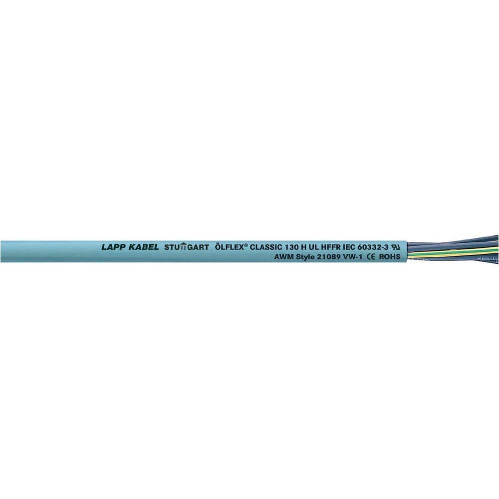 Lapp ÖLFLEX CLASSIC 130 Control Cable, 4 Cores, 0.75 mm² CSA 18 AWG, Unscreened, 100 m, Grey Zero Halogen Sheath