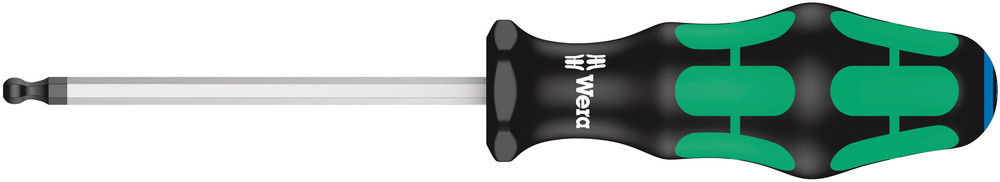 Wera Ball End Hexagon  Screwdriver, 10 mm Tip