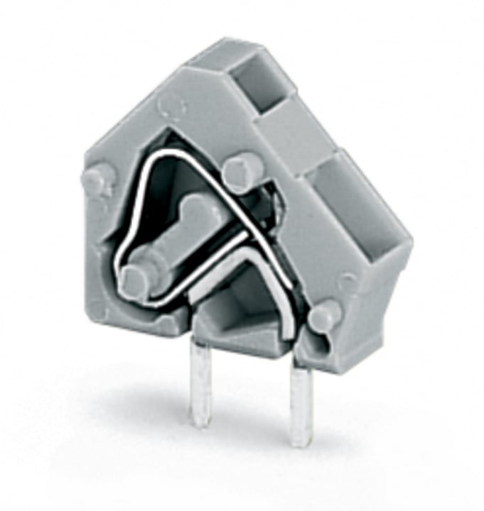 WAGO 236 Series PCB Terminal Block, 1-Contact, 5/5.08mm Pitch, Through Hole Mount, 1-Row, Cage Clamp Termination