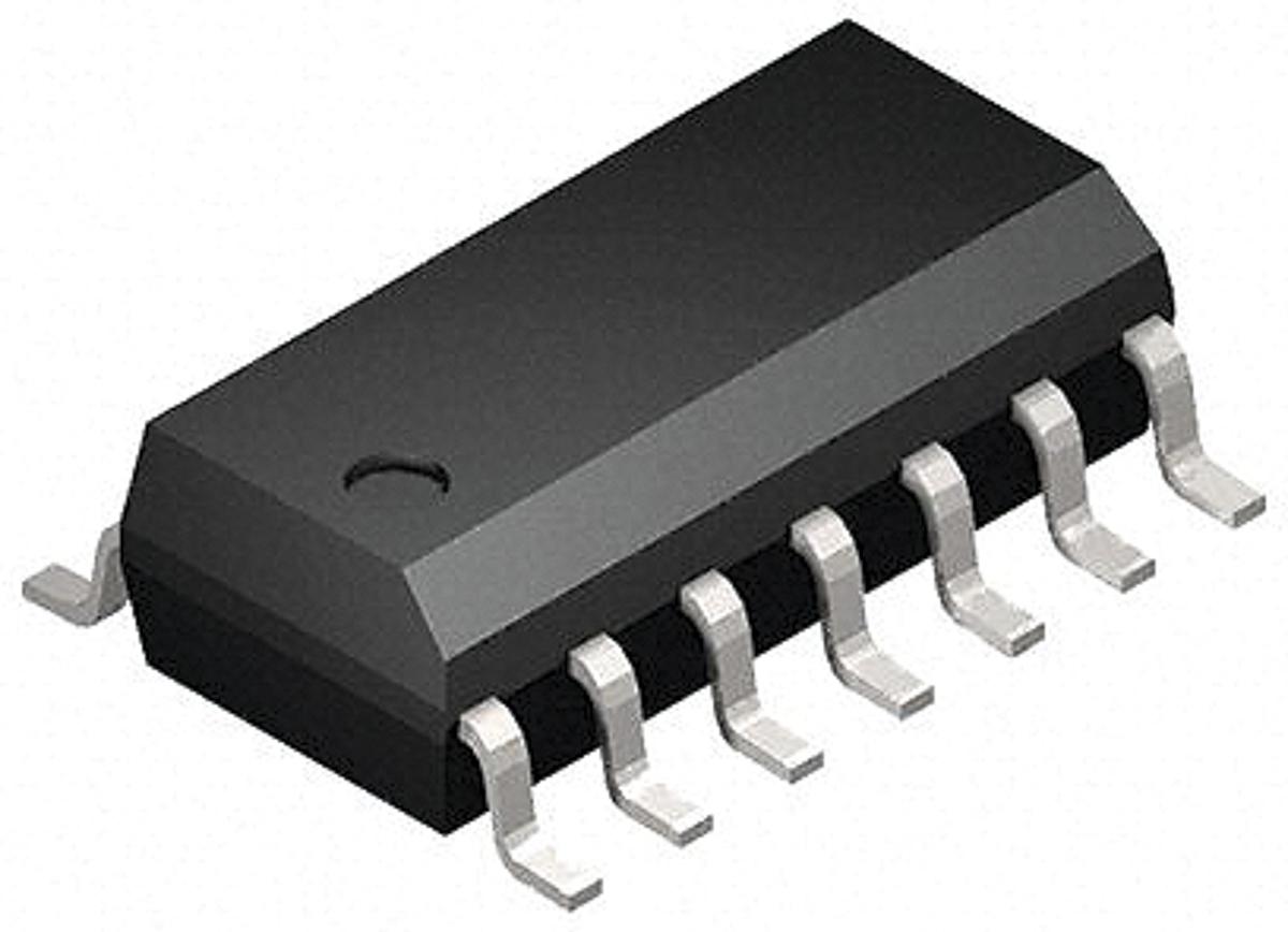 Toshiba 74HC125D Quad Bus Buffer, 14-Pin SOIC