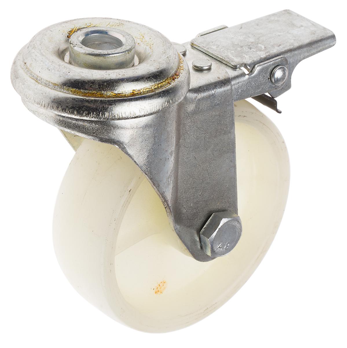 RS PRO Swivel Castor Wheel, 70kg Capacity, 75mm Wheel