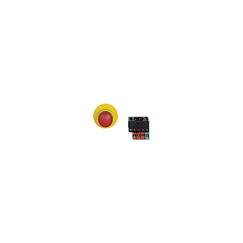 Pilz 400 Series Emergency Stop Push Button, 55mm Cutout, 1NO, DPST