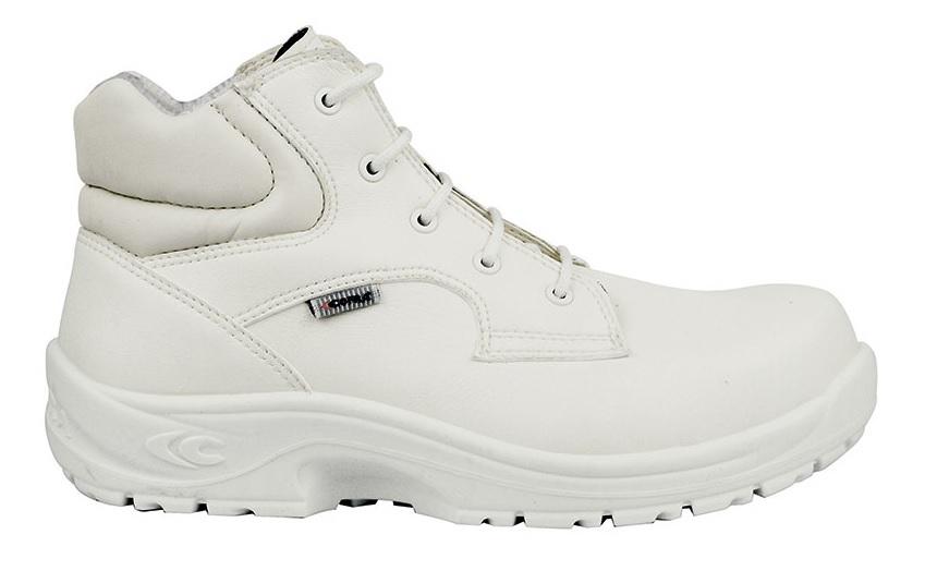 Cofra ROMULUS S2 SRC White Non Metal Toe Capped Unisex Safety Boots, UK 7, EU 41